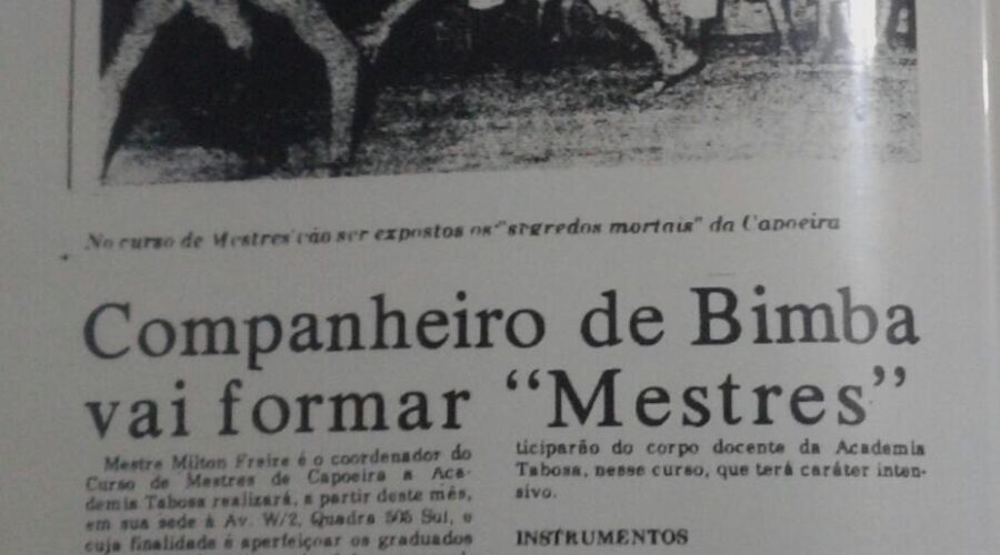 Cursos Ministrados na Academia de Mestre Hélio Tabosa de Moraes: Mestre Onça Tigre - Doutor Milton Freire de Carvalho, em 1975, Mestre Peixinho - Marcelo Azevedo Guimarães, em 1980 e 1985 e Mestre Camisa - José Tadeu Carneiro Cardoso, em 26 de agosto de 1981. A primeira foto é autógrafo para os alunos Federa e Tibério (informação gentilmente cedida por Maira Tabosa). IMG_8045. 95 KB. 22h47. 17 de janeiro de 2019. JPG.