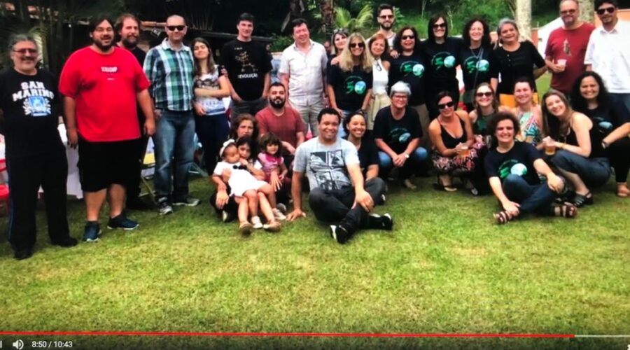 Biologia: 50 Anos. Churrasco de Confraternização. Recanto dos Brügger, Alameda José Brügger, Número 500, Parque Imperial, Juiz de Fora, Minas Gerais/MG, Brasil. Registro de Capoeira Mestre Polêmico - Professor João Couto Teixeira. IMG_3264. 812,8 MB. 18h52. 07 de dezembro de 2019.