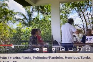 Choro no Tigüéra: Estêvão Teixeira - Flauta, Henrique Teixeira - Surda e Mestre Polêmico - Pandeiro. Presentes Laura Maria Moreira Teixeira, Adelina Teixeira, David Teixeira Irsigler e Dominique Barbot Boileau. Juiz de Fora, Minas Gerais/MG, Brasil. Registro de Capoeira Mestre Polêmico - Professor João Couto Teixeira. IMG_4200. 813,5 MB. 12h08. Sábado, 04 de Novembro de 2023. HD 1080p. Universidade Livre de Estudos Culturais da Capoeira - Universidade da Capoeira - UNICAPOEIRA, Instituto de Educação Socioambiental - IESAMBI, Associação de Capoeira - ASCA e Grupo de Capoeira MEIA LUA - Fundado Terça-feira, 29 de Maio de 1962. Seja membro deste canal e ganhe benefícios: https://www.youtube.com/channel/UCE6HrA5Y_VZ4-hgw8FG13aw/join