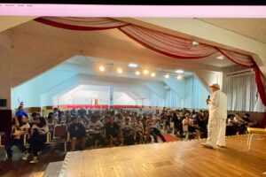 UNICAPOEIRA MEIA LUA: de Salvador à Juiz de Fora. Instituto Vianna Júnior, Avenida dos Andradas, Número 415, Bairro Jardim Glória, Juiz de Fora, Minas Gerais/MG, Brasil. Registro de Capoeira Mestre Polêmico - Professor João Couto Teixeira. IMG_3234. 4,33 GB. 10h04. Quinta-feira, 05 de Junho de 2025. HD 1080p. MOV. Universidade Livre de Estudos Culturais da Capoeira - Universidade da Capoeira - UNICAPOEIRA, Instituto de Educação Socioambiental - IESAMBI, Associação de Capoeira - ASCA e Grupo de Capoeira MEIA LUA - Fundado Terça-feira, 29 de Maio de 1962. Orquestra Harmônica de Berimbaus. http://universidadedacapoeira.com/ Seja membro deste canal e ganhe benefícios: https://www.youtube.com/channel/UCE6HrA5Y_VZ4-hgw8FG13aw/join PIX - polemico72@hotmail.com