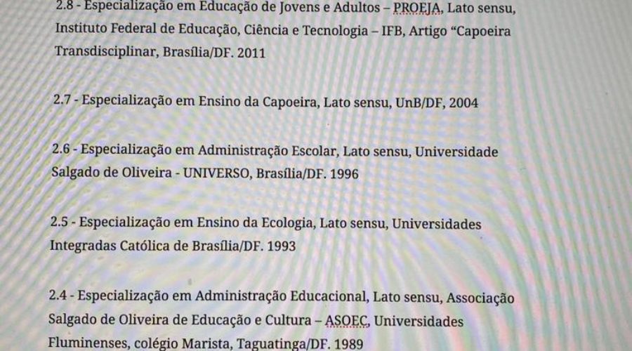 Curriculum Vitae: Capoeira Mestre Polêmico - Professor João Couto Teixeira. Grupo de Capoeira Meia Lua - Fundado em 26 de abril de 1962. Universidade Livre de Estudos Culturais da Capoeira- Universidade da Capoeira - UNICAPOEIRA. Instituto de Educação Socioambiental - IESAMBI. Tigüera 360, Juiz de Fora, Minas Gerais/MG, Brasil.
