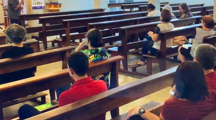 Mariologia: 06B. Curso. Missionário Davi Alves Maçaneiro - Salvaterra. Forania Nossa Senhora Mãe de Deus, Bairro Nossa Senhora de Lourdes, Juiz de Fora, Minas Gerais/MG, Brasil. Registro de Capoeira Mestre Polêmico - Professor João Couto Teixeira. IMG_3883. 6,73 GB. 19h32. 03 de abril de 2019.