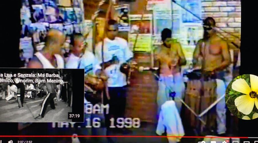 Universidade Livre de Estudos Culturais da Capoeira - Universidade da Capoeira - UNICAPOEIRA, Instituto de Educação Socioambiental - IESAMBI e Grupo de Capoeira Meia Lua - Fundado em 29 de Maio de 1962. Gravação do Primeiro CD - Capoeira na Escola. Maestro Marvin. Mestres Pombo de Ouro - José Bispo Correia, Hélio Tabosa de Moraes, Bartolomeu Vieira das Chagas, Polêmico - Professor João Couto Teixeira, Squisyto - Reginaldo Silveira da Costa, Tatá - Carlos Domingos de La Bianca Bimbato, Adelmo Pereira Lima, Bom Menino - Aluizio de Melo Cavalcante Júnior e Zangado - Fernando Alves, Professora Lua Bonita - Ana Cláudia Sousa Vieira e Professor Bezerra. Ceilândia, Distrito Federal/DF, Brasil. Registro de Capoeiras Doutor Peter Faluhelyi e Professora Lua Bonita - Ana Cláudia Sousa Vieira. 421,9 MB. 09h11. Sábado, 16 de Maio de 1998.