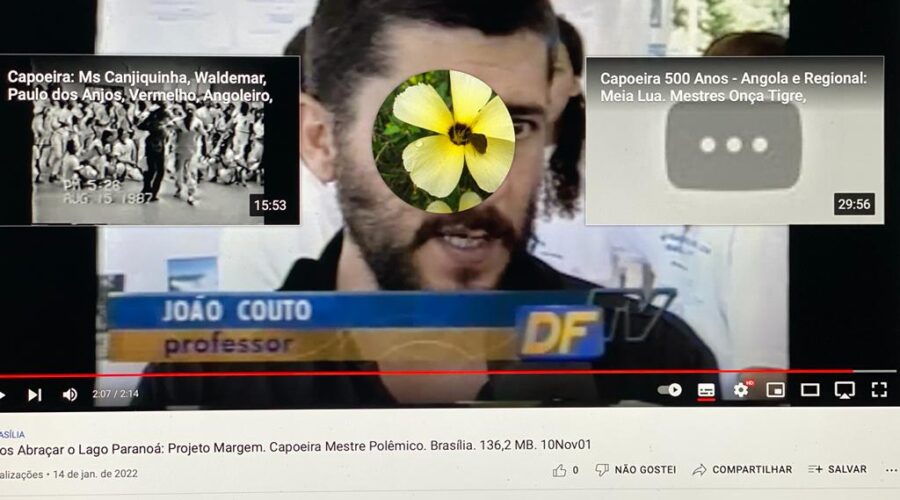 Vamos Abraçar o Lago Paranoá: Projeto Margem. Educação Ambiental. Centro de Ensino Médio Setor Leste - CEMSL, Secretaria de Estado de Educação - SEE, Brasília, Distrito Federal/DF, Brasil. Registro de Capoeira Mestre Polêmico - Professor João Couto Teixeira. 136,2 MB. Quarta-feira, 10 de Novembro de 2001.