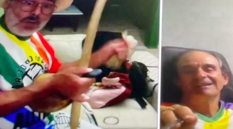 Orquestra Harmônica de Berimbaus. Mestre Mandingueiro - Peter Faluhelyi. Nova Experiência com Fragmentação de Tempo no Toque Idalina. Sala de Entrar, Tigüéra 360, Juiz de Fora, Minas Gerais/MG, Brasil. Registro de Capoeira Mestre Polêmico - Professor João Couto Teixeira. IMG_8549. 4,78 GB. 20h30. Segunda-feira, 22 de Maio de 2023. HD 1080p. Universidade Livre de Estudos Culturais da Capoeira - Universidade da Capoeira - UNICAPOEIRA, Instituto de Educação Socioambiental - IESAMBI, Associação de Capoeira - ASCA e Grupo de Capoeira MEIA LUA - Fundado Terça-feira, 29 de Maio de 1962.