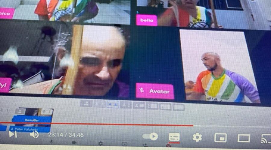 Berimbaus - Angola Cantada - Lampião e o Capoeira. Mestr@s Bella - Maria Isabel Melotti Xible, Avatar - Giovanni Diomedson de Andrade e Mandingueiro - Peter Faluhelyi. Sala de Entrar, Tigüéra 360, Juiz de Fora, Minas Gerais/MG, Brasil. Registro de Capoeira Mestre Polêmico - Professor João Couto Teixeira. IMG_9262. 3,95 GB. 20h20. Segunda-feira, 20 de Novembro de 2023. HD 1080p. Universidade Livre de Estudos Culturais da Capoeira - Universidade da Capoeira - UNICAPOEIRA, Instituto de Educação Socioambiental - IESAMBI, Associação de Capoeira - ASCA e Grupo de Capoeira MEIA LUA - Fundado Terça-feira, 29 de Maio de 1962. Orquestra Harmônica de Berimbaus. Berimbaus - Toques e Cantos com Diferentes Afinações, Simples e Dobrados, segundo ensinamentos dos Mestres Marco Aurélio de Moraes Barros (in Memoriam) e Reynaldo Teixeira Alves, do Grupo MEIA LUA, adaptados por Mestre Polêmico. Seja membro deste canal e ganhe benefícios: https://www.youtube.com/channel/UCE6HrA5Y_VZ4-hgw8FG13aw/join