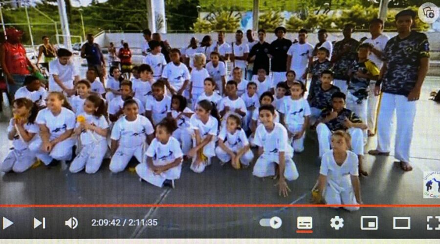 Mestres Israel Souza, Polêmico, Paulo Elias Gomes, Aranha - Léo Alves, Ricardo, Kakinho - Gilson Aparecido, Avatar - Giovanni Diomedson de Andrade. Coletivo Movimentos. Praça CEU - Centro de Artes e Esportes Unificados, BR 050, Avenida Jucelino Kubischek, 5.899, CEP 36.090-020, Bairro Benfica, Juiz de Fora, Minas Gerais/MG, Brasil. Registro de Capoeira Mestre Polêmico - Professor João Couto Teixeira. IMG_9257. 14,93 GB. 14h57. Sábado, 18 de Novembro de 2023.