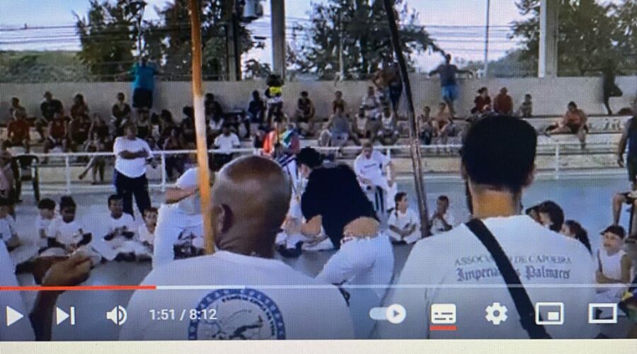 Mestres Israel Souza, Polêmico, Paulo Elias Gomes, Aranha - Léo Alves, Ricardo, Kakinho - Gilson Aparecido, Avatar - Giovanni Diomedson de Andrade. Coletivo Movimentos. Praça CEU - Centro de Artes e Esportes Unificados, BR 050, Avenida Jucelino Kubischek, Número 5.899, CEP 36.090-020, Bairro Benfica, Juiz de Fora, Minas Gerais/MG, Brasil. Registro de Capoeira Mestre Avatar - Giovanni Diomedson de Andrade. IMG_9257. 0,97 GB. 14h57. Sábado, 18 de Novembro de 2023. HD 1080p. Universidade Livre de Estudos Culturais da Capoeira - Universidade da Capoeira - UNICAPOEIRA, Instituto de Educação Socioambiental - IESAMBI, Associação de Capoeira - ASCA e Grupo de Capoeira MEIA LUA - Fundado Segunda-feira, 30 de Maio de 1962. Seja membro deste canal e ganhe benefícios: https://www.youtube.com/channel/UCE6HrA5Y_VZ4-hgw8FG13aw/join