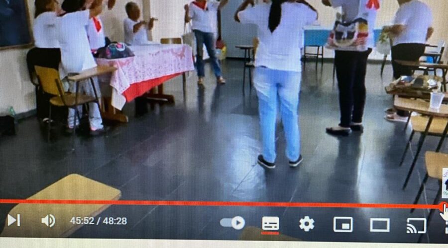 Apóstol@s da Oração ao Sagrado Coração de Jesus. Reunião. Salão Paroquial, Igreja Nossa Senhora Mãe de Deus, Bairro Nossa Senhora de Lourdes, Juiz de Fora, Minas Gerais/MG, Brasil. Registro de Capoeira Mestre Polêmico - Professor João Couto Teixeira. IMG_9299. 5,5 GB. 16h00. Sexta-feira, 01 de Dezembro de 2023. HD 1080p. Universidade Livre de Estudos Culturais da Capoeira - Universidade da Capoeira - UNICAPOEIRA, Instituto de Educação Socioambiental - IESAMBI, Associação de Capoeira - ASCA e Grupo de Capoeira MEIA LUA - Fundado Terça-feira, 29 de Maio de 1962. Seja membro deste canal e ganhe benefícios: https://www.youtube.com/channel/UCE6HrA5Y_VZ4-hgw8FG13aw/join