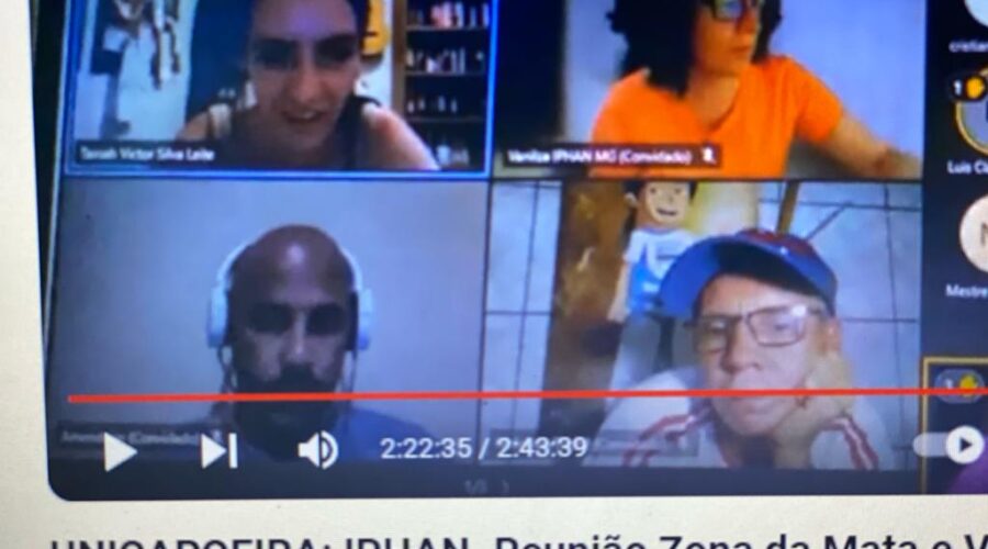 Instituto de Patrimônio Histórico e Artístico Nacional - IPHAN - Tainah Leite e Vanilza Rodrigues. Salvaguarda da Capoeira de Minas Gerais, Mesorregião Zona da Mata e Campo das Vertentes. Primeira Reunião: Mestr@s Avatar, Catatau, Chaveirinho, Cuité, Costela, Dimas, Kakinho, Kiko, Paulo Elias, Pinheiro, Polêmico. Mestrandos Sangue Bom, Tuchê. Instrutora Mônica. Graduad@s Ana Cláudia Drumond, André, André Colombo, Arízio Haroldo, Audiele, Carilâine, Carine Muguet, Cristiano, Deninho, Erick Teixeira, Ericlys, Fran, Gustavo Mancha, Jorge Pereira, Joselaine Alves, Julio, Lidiane, Malévola, Mannuella Victhória, Marília Gonzaga, Mônica, Nilza Reis, Paula Lopes, Samuel Rosa, Ramon Reis, Rodolfo Ferreira, Thiago Maciel, Victor e Wallisson. Segunda Reunião: Validação das Indicações de Mestr@s. Sala de Entrar, Tigüéra 360, Juiz de Fora, Minas Gerais/MG, Brasil. Registro de Capoeira Mestre Polêmico - Professor João Couto Teixeira. IMG_6666. 14,4 GB. 20h00. Segunda-feira, 11 de Dezembro de 2023. HD 1080p. Universidade Livre de Estudos Culturais da Capoeira - Universidade da Capoeira - UNICAPOEIRA, Instituto de Educação Socioambiental - IESAMBI, Associação de Capoeira - ASCA e Grupo de Capoeira MEIA LUA - Fundado Segunda-feira, 30 de Maio de 1962. Seja membro deste canal e ganhe benefícios: https://www.youtube.com/channel/UCE6HrA5Y_VZ4-hgw8FG13aw/join