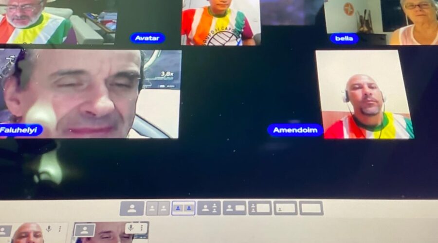 UNICAPOEIRA MEIA LUA: 62 Anos. Mestr@s Avatar - Giovanni Dioimedson de Andrade, Bella - Maria Isabel Melotti Xible, Amendoim - Douglas Vinícius de Andrade e Mandingueiro - Peter Faluhelyi. Sala de Entrar, Tigüéra 360, Juiz de Fora, Minas Gerais/MG, Brasil. Registro de Capoeira Mestre Polêmico - Professor João Couto Teixeira. IMG_9366. 11,44 GB. 20h29. Segunda-feira, 04 de Março de 2024. HD 1080p. MOV. Universidade Livre de Estudos Culturais da Capoeira - Universidade da Capoeira - UNICAPOEIRA, Instituto de Educação Socioambiental - IESAMBI, Associação de Capoeira - ASCA e Grupo de Capoeira MEIA LUA - Fundado Terça-feira, 29 de Maio de 1962. Orquestra Harmônica de Berimbaus. Seja membro deste canal e ganhe benefícios: https://www.youtube.com/channel/UCE6HrA5Y_VZ4-hgw8FG13aw/join