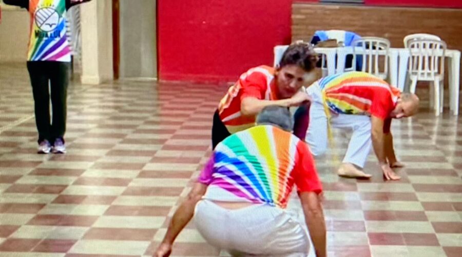 UNICAPOEIRA: MEIA LUA 62 Anos. Segunda Sequência. Neném - Ana Maria Couto Teixeira, Aluna Formada Mônica Rodrigues Vieira, Aluno Praticante Abrahao Elias Hallack Neto. Sede do Condomínio Residencial Tigüéra, Juiz de Fora, Minas Gerais/MG, Brasil. Registro de Capoeira Mestre Polêmico - Professor Doutor João Couto Teixeira e Neném - Ana Maria Couto Teixeira. IMG_9756. 11,33 GB. 17h16. Sábado, 25 de Maio de 2024. HD 1080p. MOV. Universidade Livre de Estudos Culturais da Capoeira - Universidade da Capoeira - UNICAPOEIRA, Instituto de Educação Socioambiental - IESAMBI, Associação de Capoeira - ASCA e Grupo de Capoeira MEIA LUA - Fundado Terça-feira, 29 de Maio de 1962. Orquestra Harmônica de Berimbaus. Seja membro deste canal e ganhe benefícios: https://www.youtube.com/channel/UCE6HrA5Y_VZ4-hgw8FG13aw/join PIX - polemico72@hotmail.com