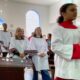 Missa: Padre Guanair da Silva Santos. Ministr@s Alex e Esposa. Acólita Maria Fernanda. Acolhida José Mauro. 1a. Leitura Elizângela. Salmo 14 – Senhor, Quem Morará em Vossa Casa? – Mestre Polêmico. Preces da Comunidade Nilcéia. Pastoral da Música Antônio e Luiz. Igreja Nossa Senhora Mãe de Deus, Juiz de Fora, MG, Brasil. IMG_4489. 9,64 GB. 09h00. Dom. 20Jul25.