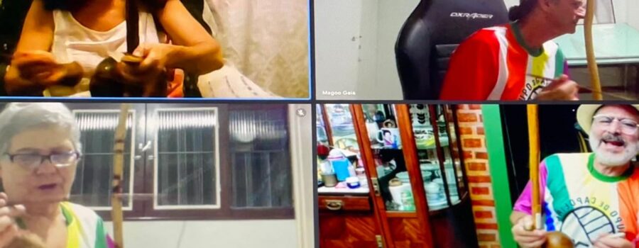 Orquestra Harmônica de Berimbaus. Toques e Cantigas. Amazonas e Iúna Mandingueira. Mestr@s Laura Cavalieri Bisio, Mandingueiro - Peter Faluhelyi e Lua Bella - Maria Isabel Melotti Xible. Sala de Entrar, Tigüéra 360, Juiz de Fora, Minas Gerais/MG, Brasil. Registro de Capoeira Mestre Polêmico - Professor João Couto Teixeira. IMG_7507. 1,57 GB. 21h23. Quinta-feira, 08 de Dezembro de 2022. HD 1080p. Universidade Livre de Estudos Culturais da Capoeira - Universidade da Capoeira - UNICAPOEIRA, Instituto de Educação Socioambiental - IESAMBI, Associação de Capoeira - ASCA e Grupo de Capoeira MEIA LUA - Fundado Terça-feira, 29 de Maio de 1962. Orquestra Harmônica de Berimbaus. http://universidadedacapoeira.com/ Seja membro deste canal e ganhe benefícios: https://www.youtube.com/channel/UCE6HrA5Y_VZ4-hgw8FG13aw/join PIX - polemico72@hotmail.com